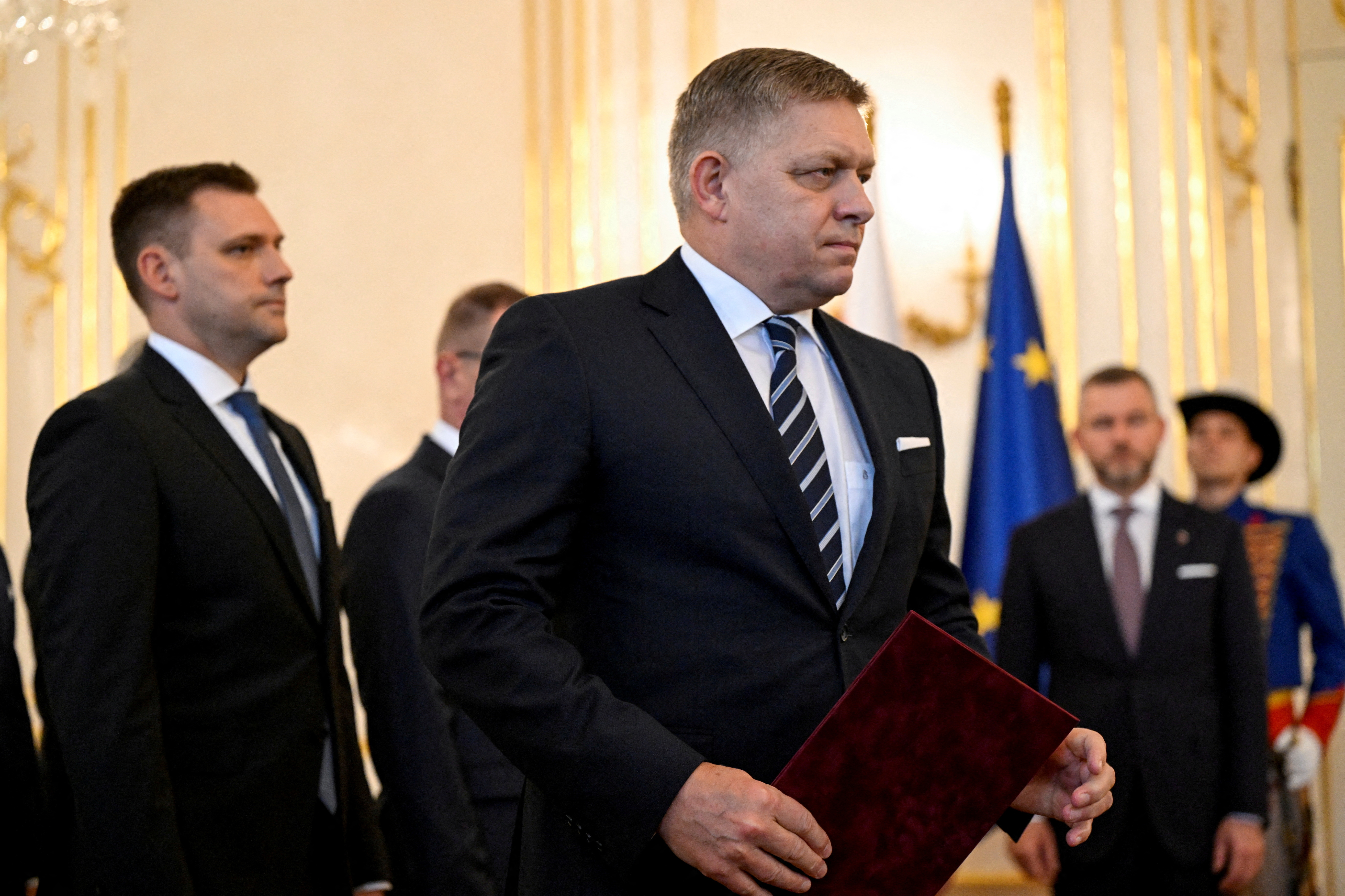 FILE PHOTO: Slovakia's cabinet inauguration, in Bratislava