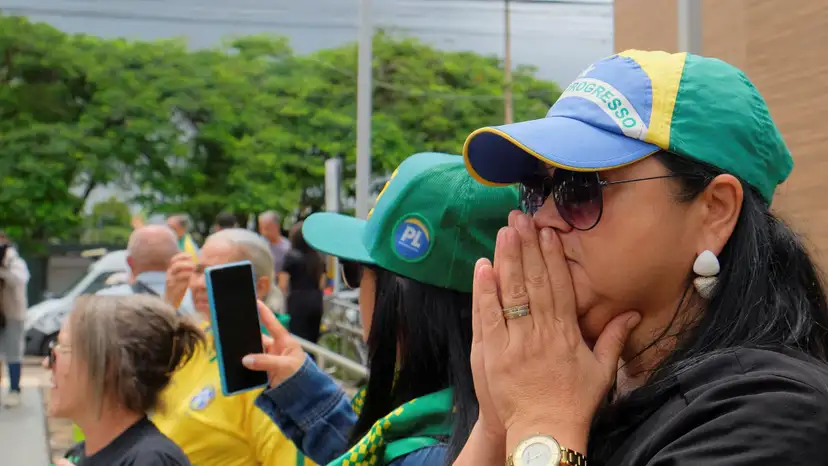 Brazil's former President Bolsonaro arrives at the hospital for exams after a fall, in Brasilia