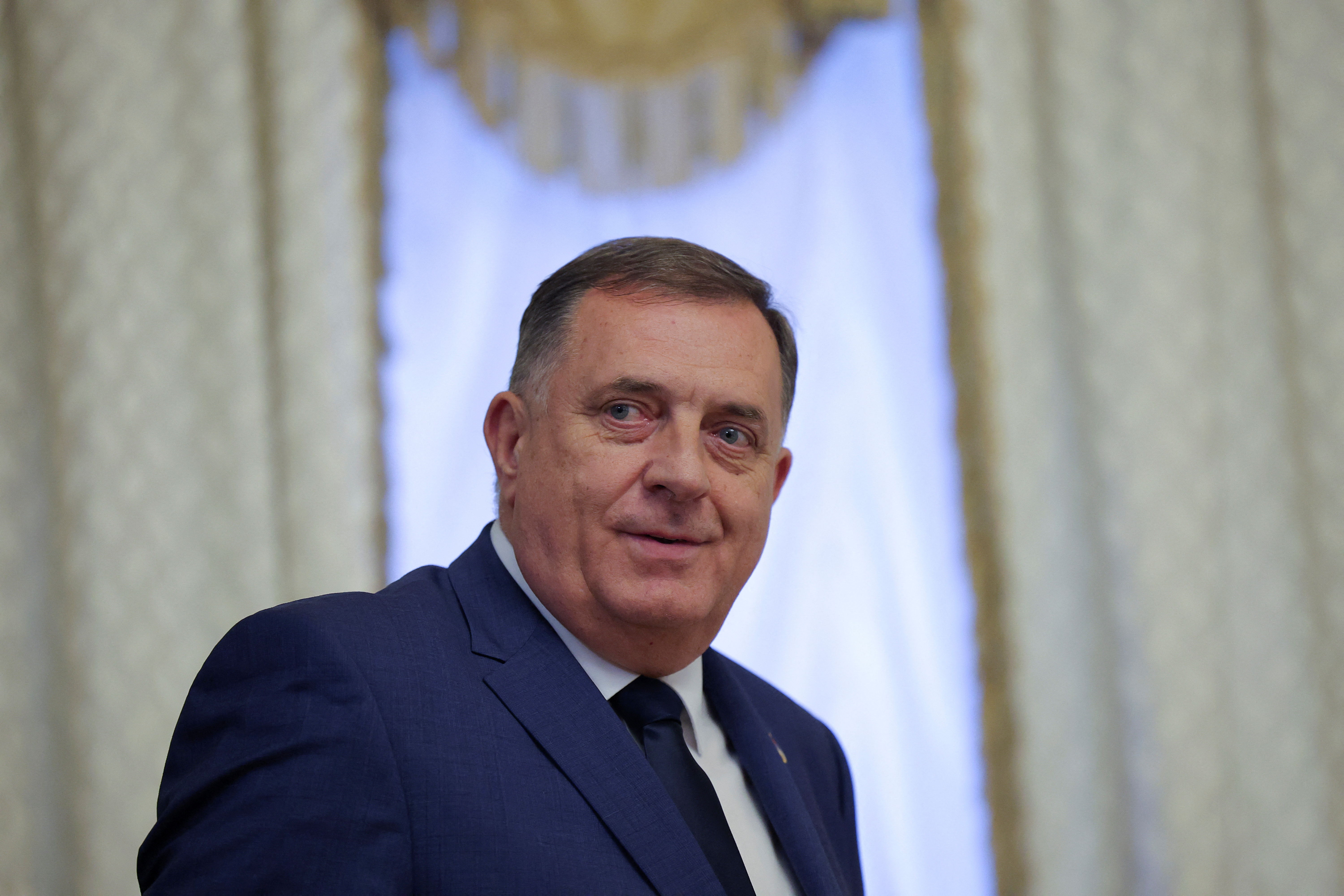 Russia's President Putin and Serb Republic's President Dodik meet in St Petersburg