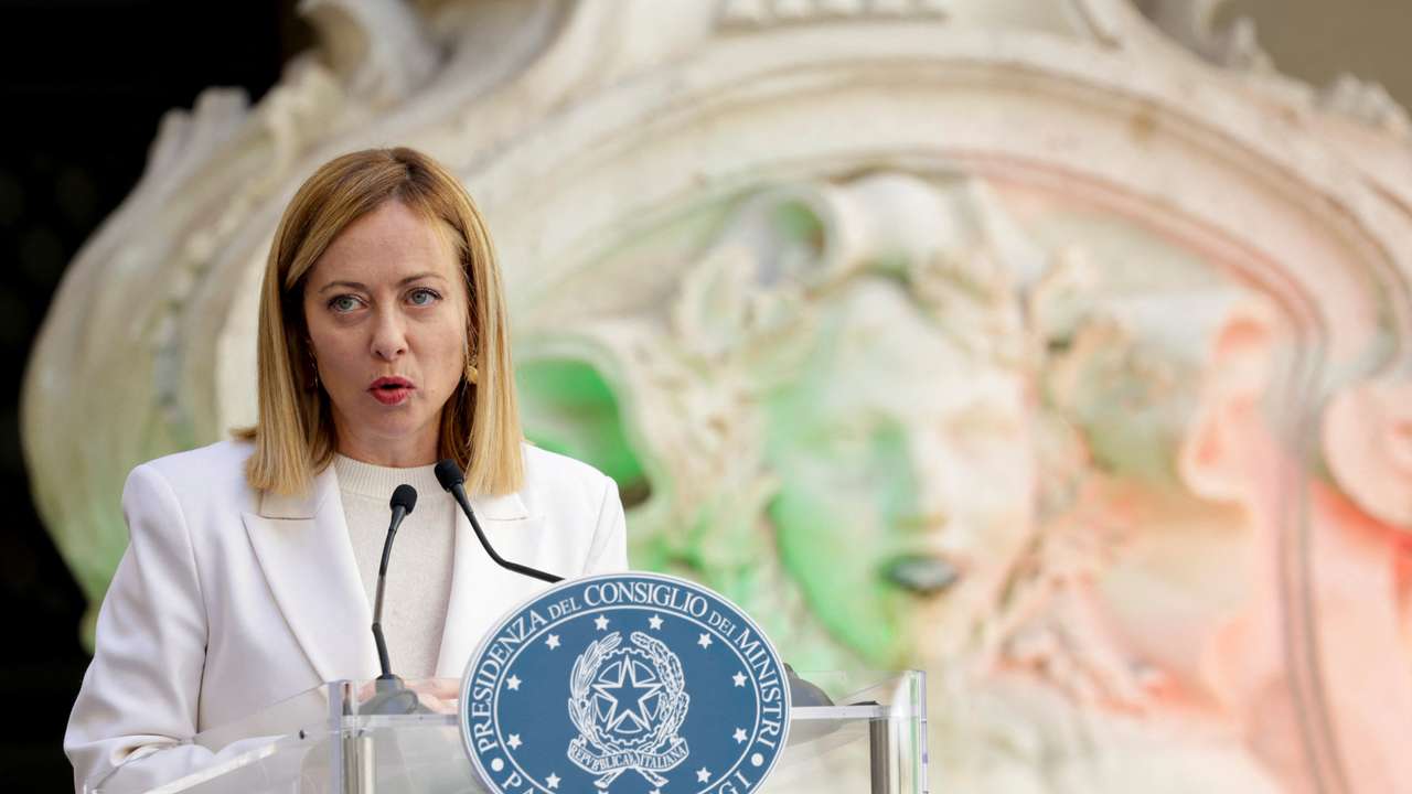 Italian PM Giorgia Meloni attends the "master of the art of Italian cuisine award" ceremony, in Rome