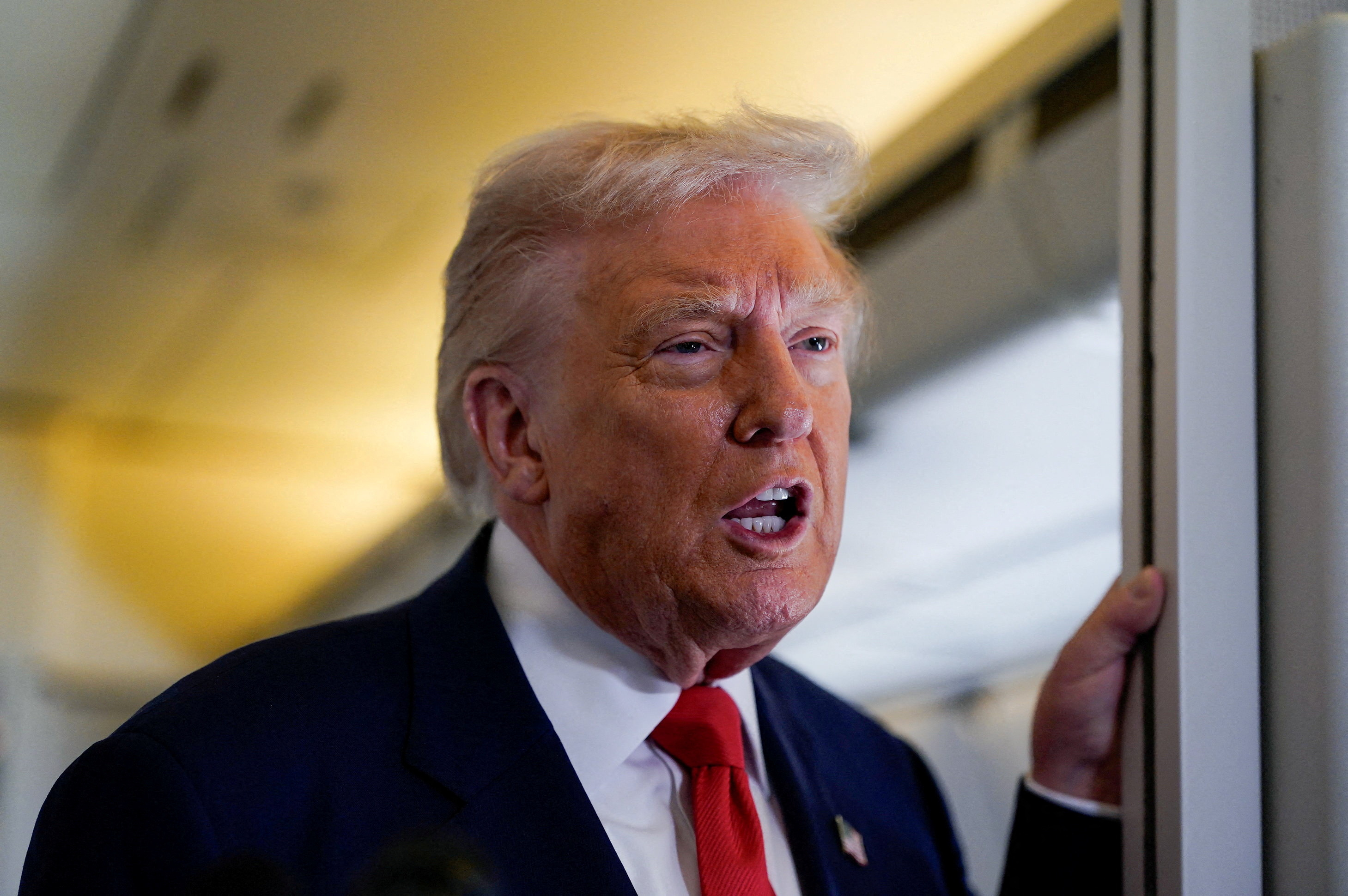 FILE PHOTO: U.S. President Trump departs for Florida from Joint Base Andrews