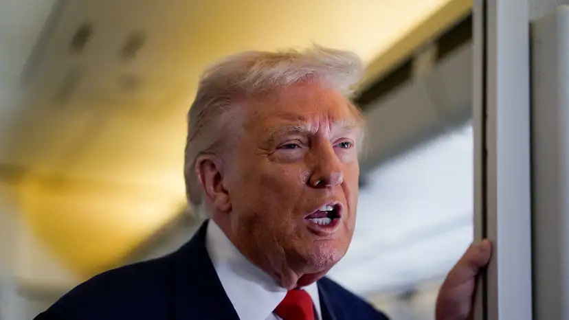 FILE PHOTO: U.S. President Trump departs for Florida from Joint Base Andrews