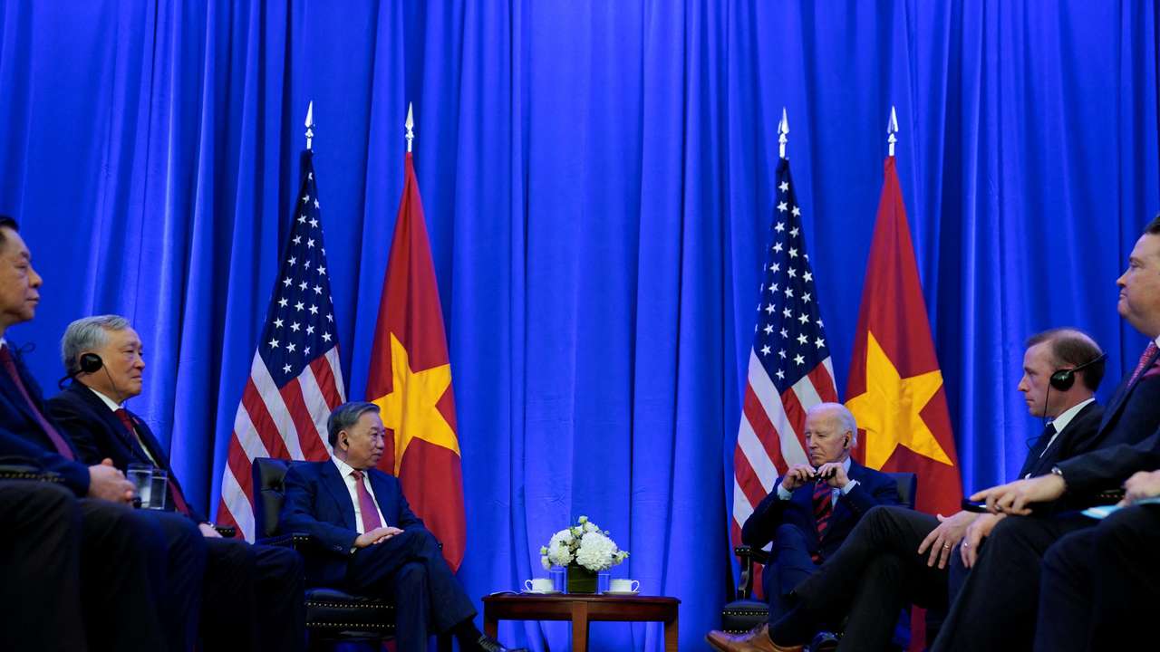 U.S. President Biden meets with Vietnam's President To Lam