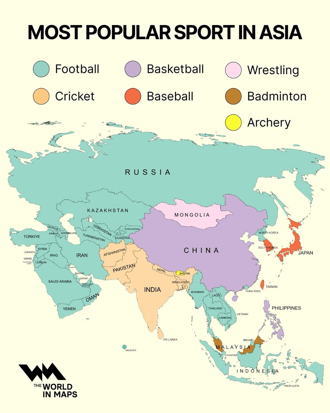 Asia is a continent of incredible diversity and that’s just as true in sports as in cultures and