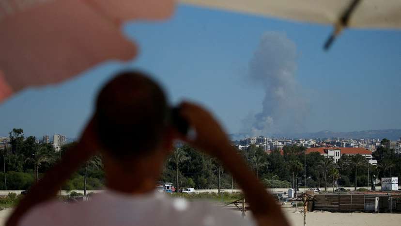 FILE PHOTO: Cross-border hostilities between Hezbollah and Israeli forces