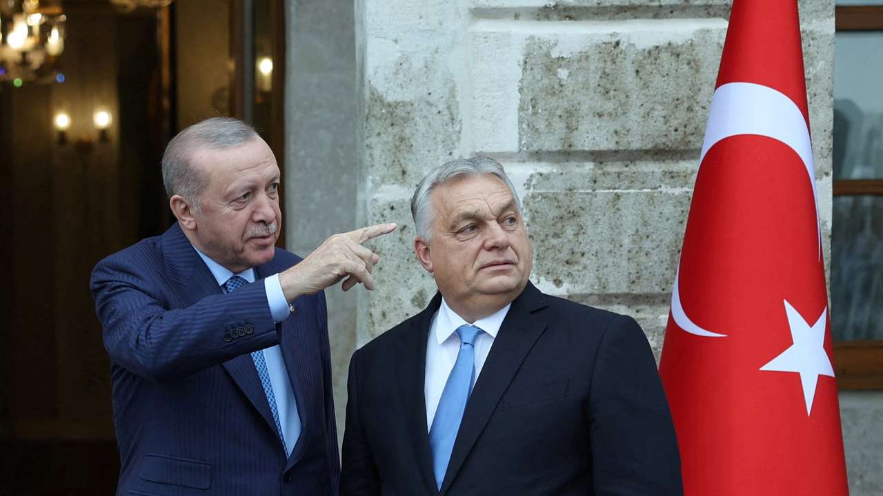 Turkey's President Tayyip Erdogan meets with Hungarian Prime Minister Viktor Orban in Istanbul