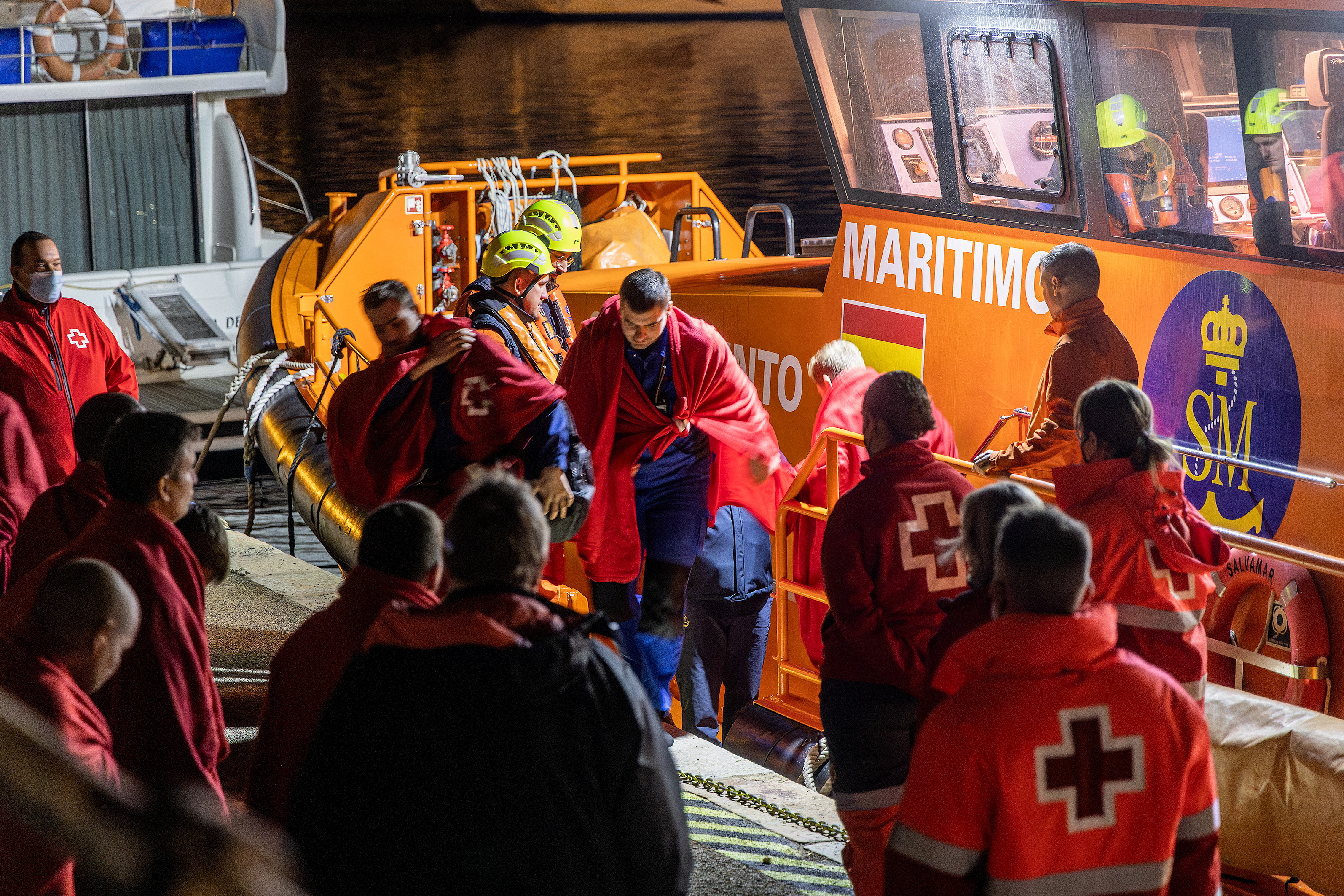 Survivors of Russian cargo ship Ursa Major sinking arrive in Cartagena