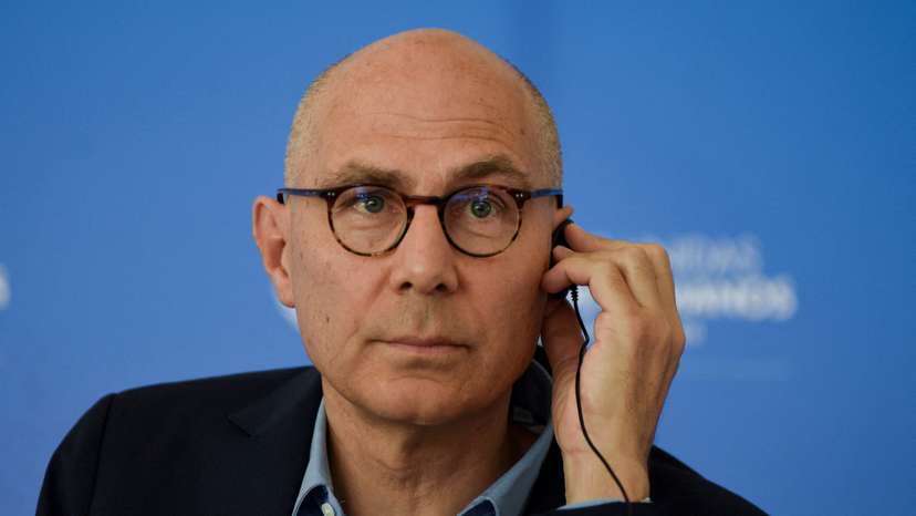FILE PHOTO: UN High Commissioner for Human Rights Volker Turk holds a press conference in Guatemala City