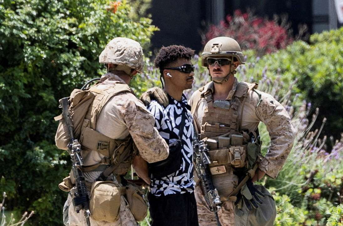 U.S. Marines deployed to Los Angeles as protests against federal immigration sweeps continue