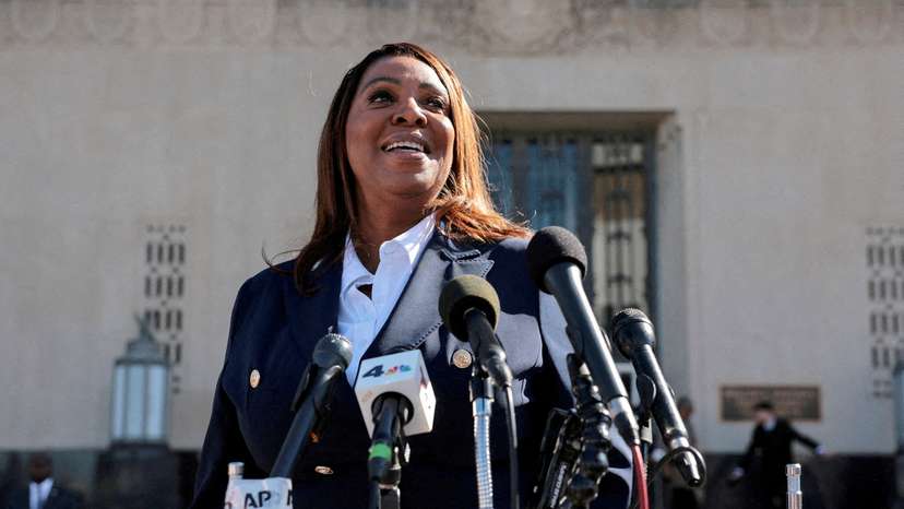FILE PHOTO: New York Attorney General Letitia James at U.S. District Court for the Eastern District of Virginia