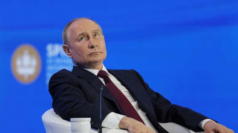 Russian President Putin attends St. Petersburg International Economic Forum