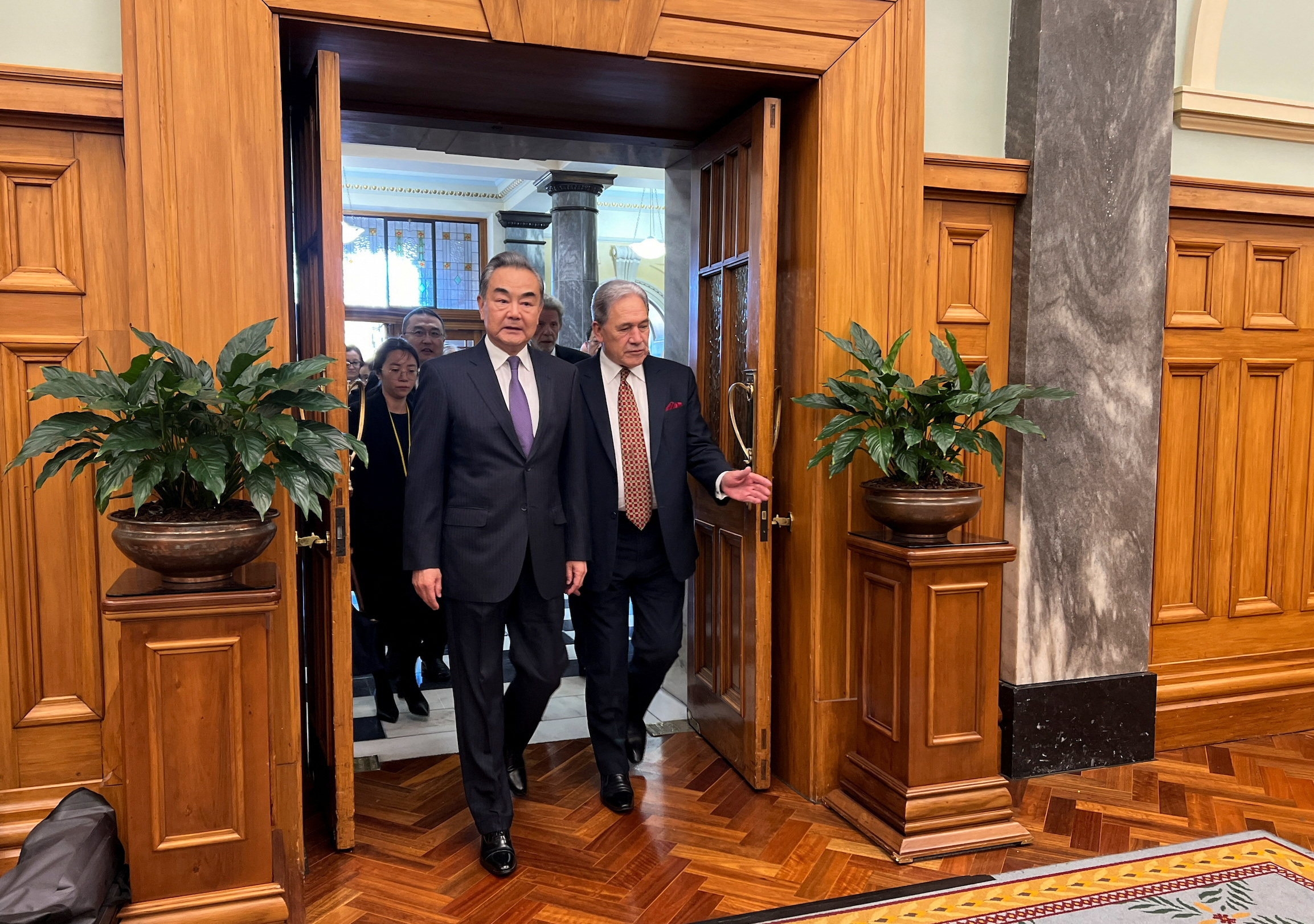 China's Foreign Minister Wang Yi visits New Zealand