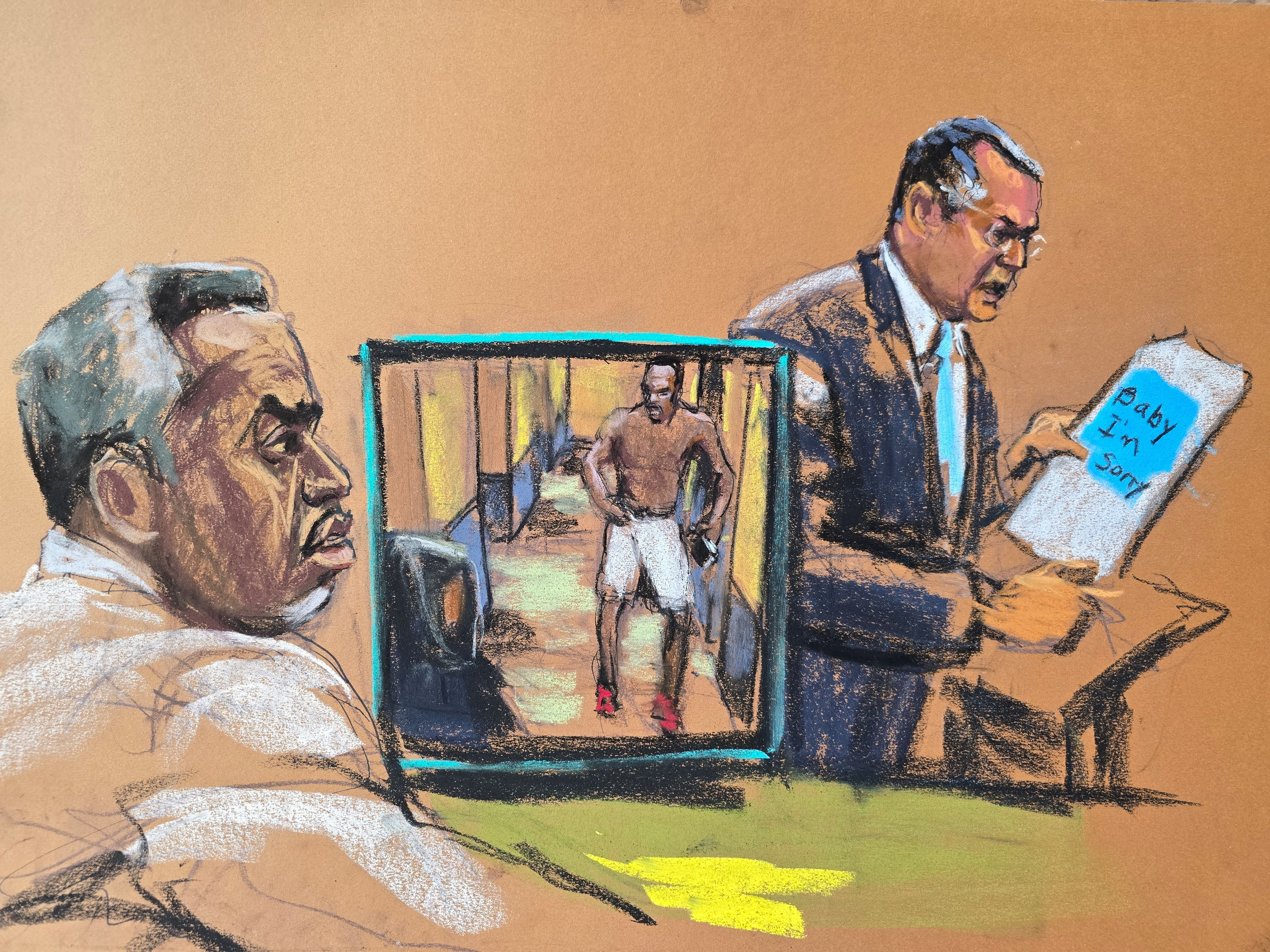 Sean "Diddy" Combs attends trial in New York federal court