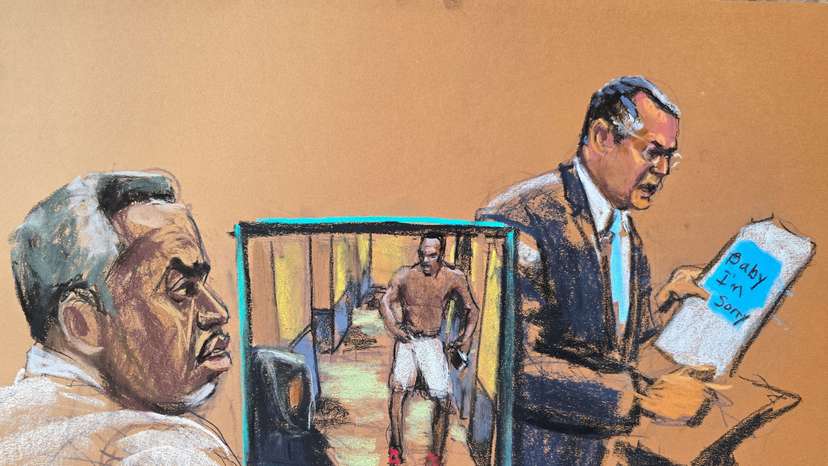 Sean "Diddy" Combs attends trial in New York federal court