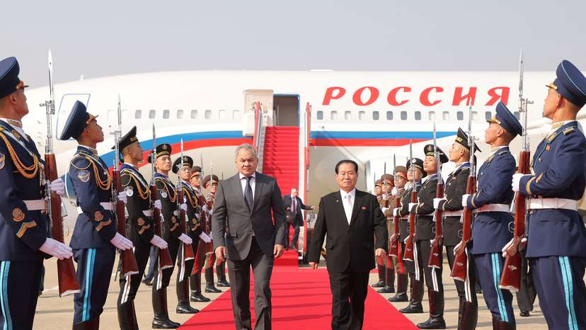 Russian President Vladimir Putin's top security adviser Sergei Shoigu visits North Korea