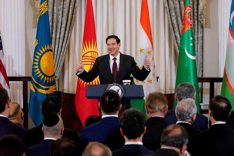 FILE PHOTO: Rubio plans to visit five Central Asian states in 2026