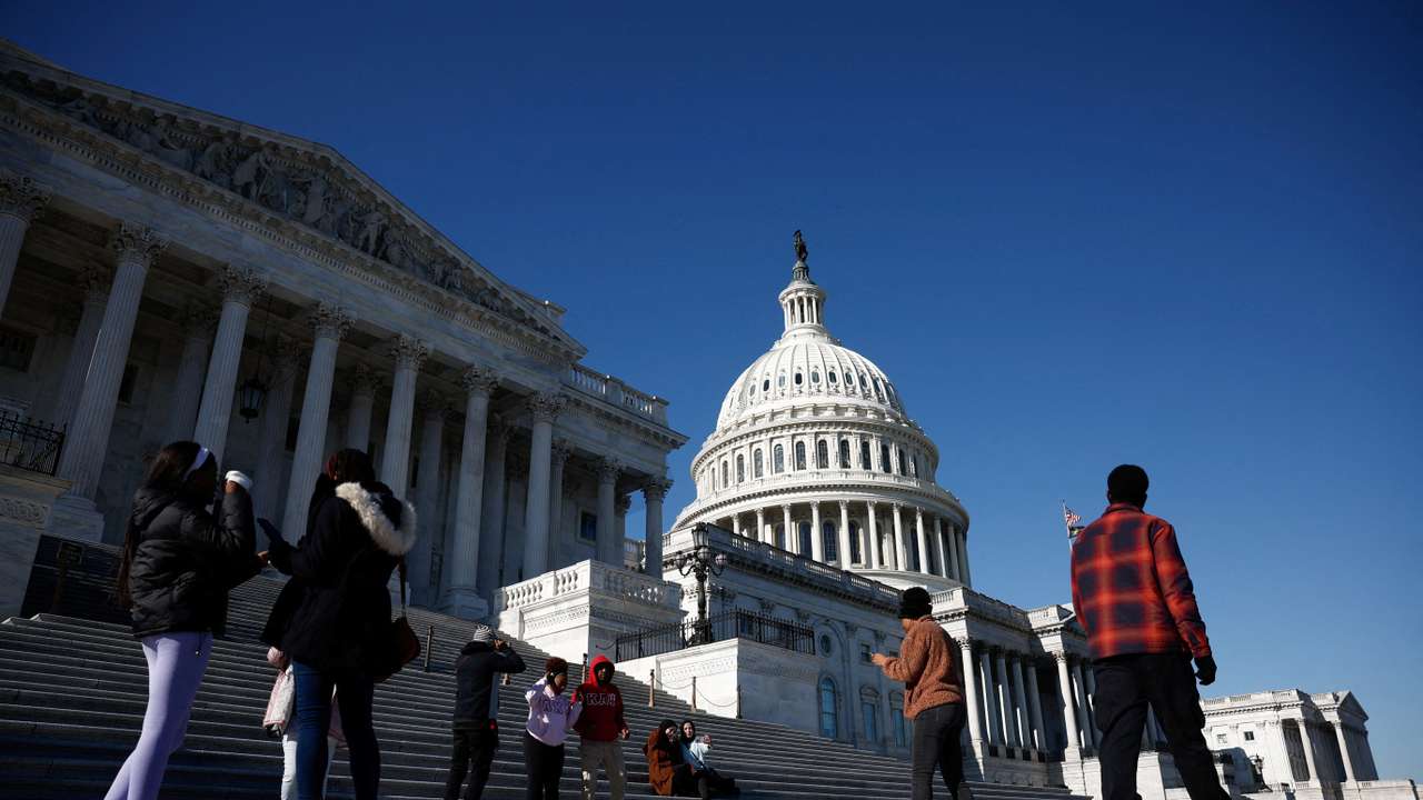 FILE PHOTO: A view of the U.S. Capitol dome in Washington