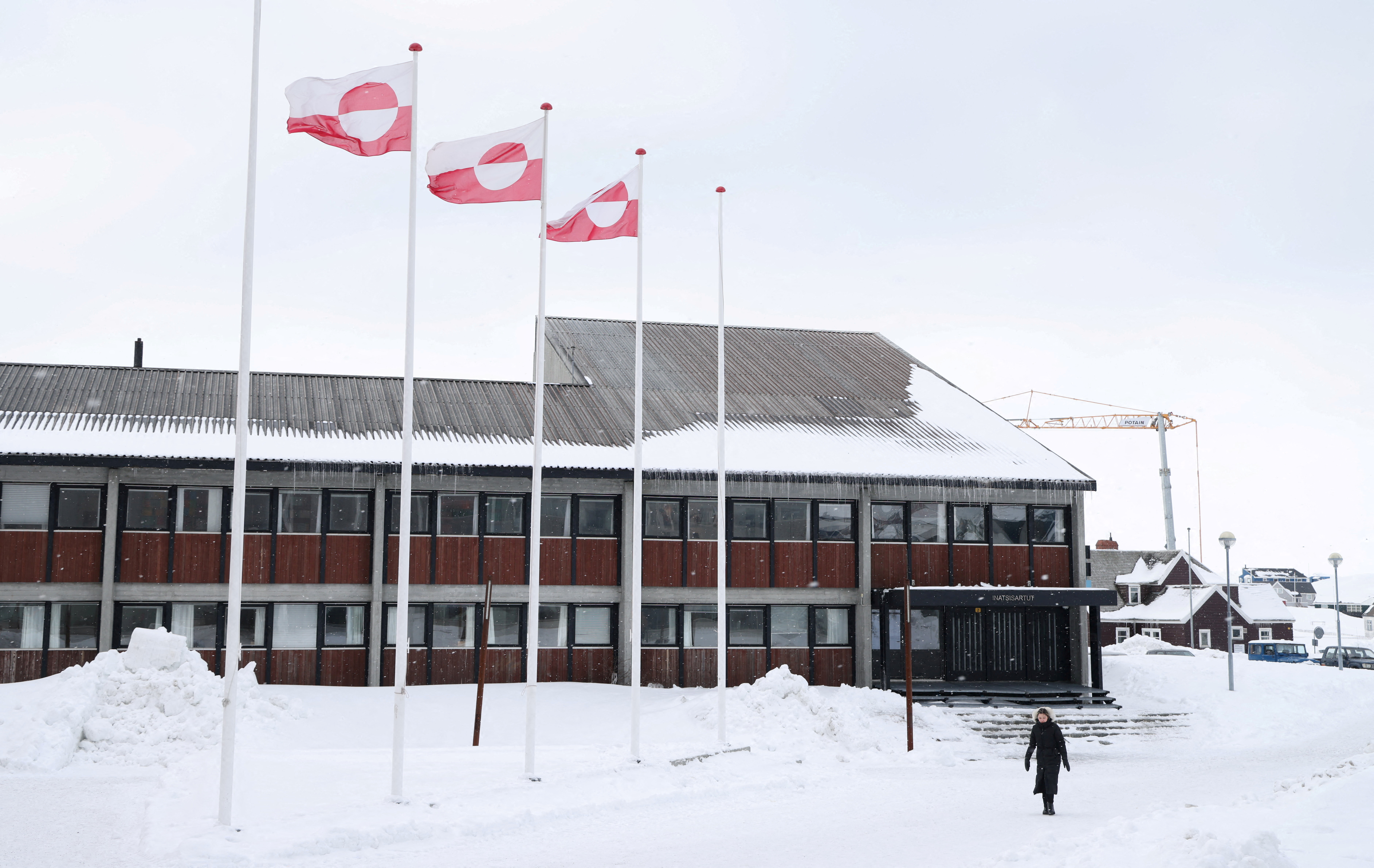 FILE PHOTO: Greenland's parliament Inatsisartut in Nuuk