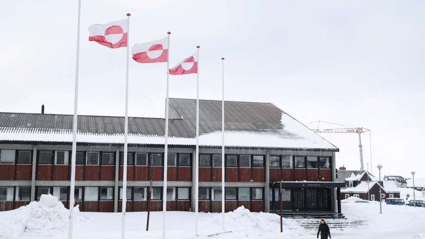 FILE PHOTO: Greenland's parliament Inatsisartut in Nuuk