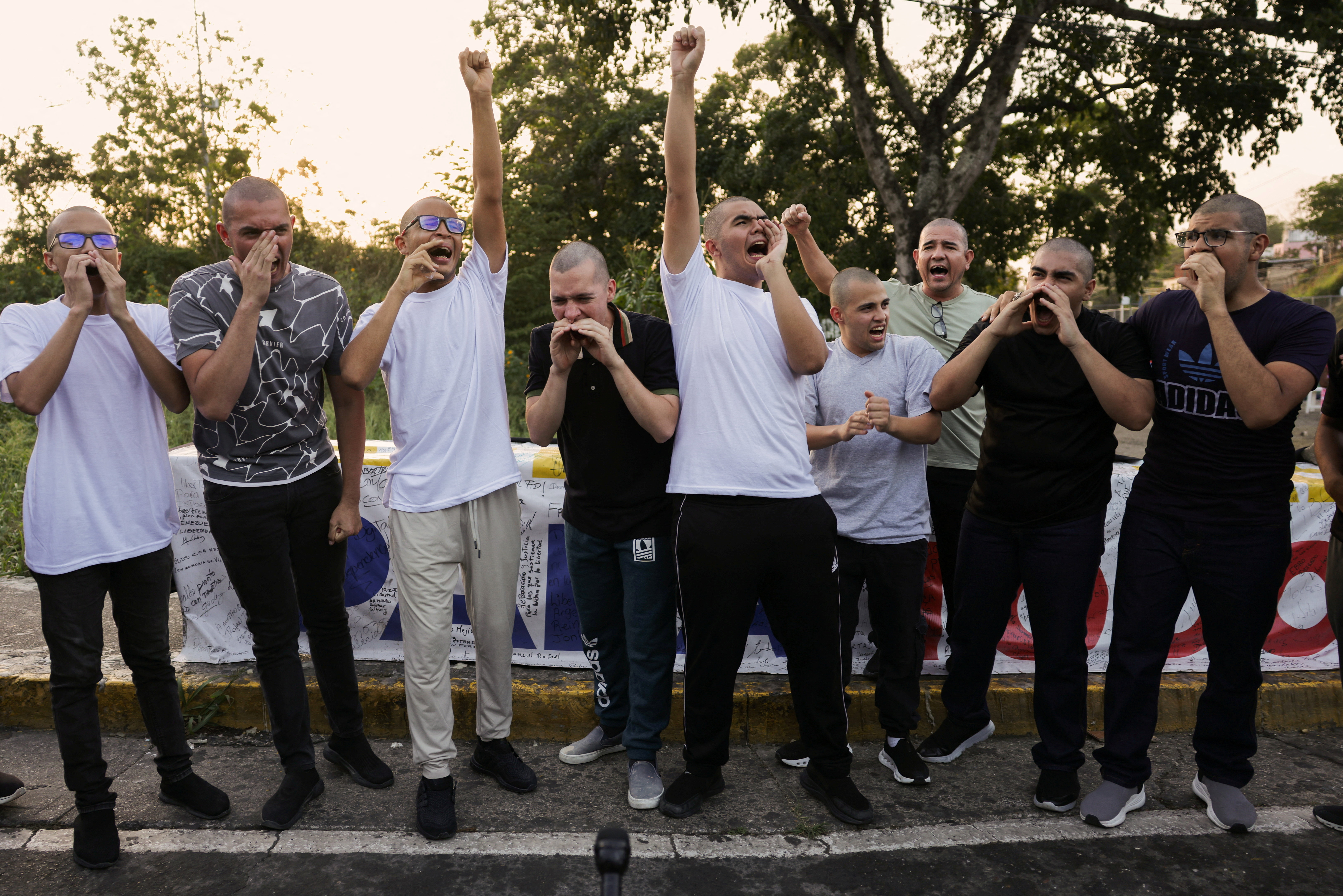 Political prisoners released from El Rodeo detention center