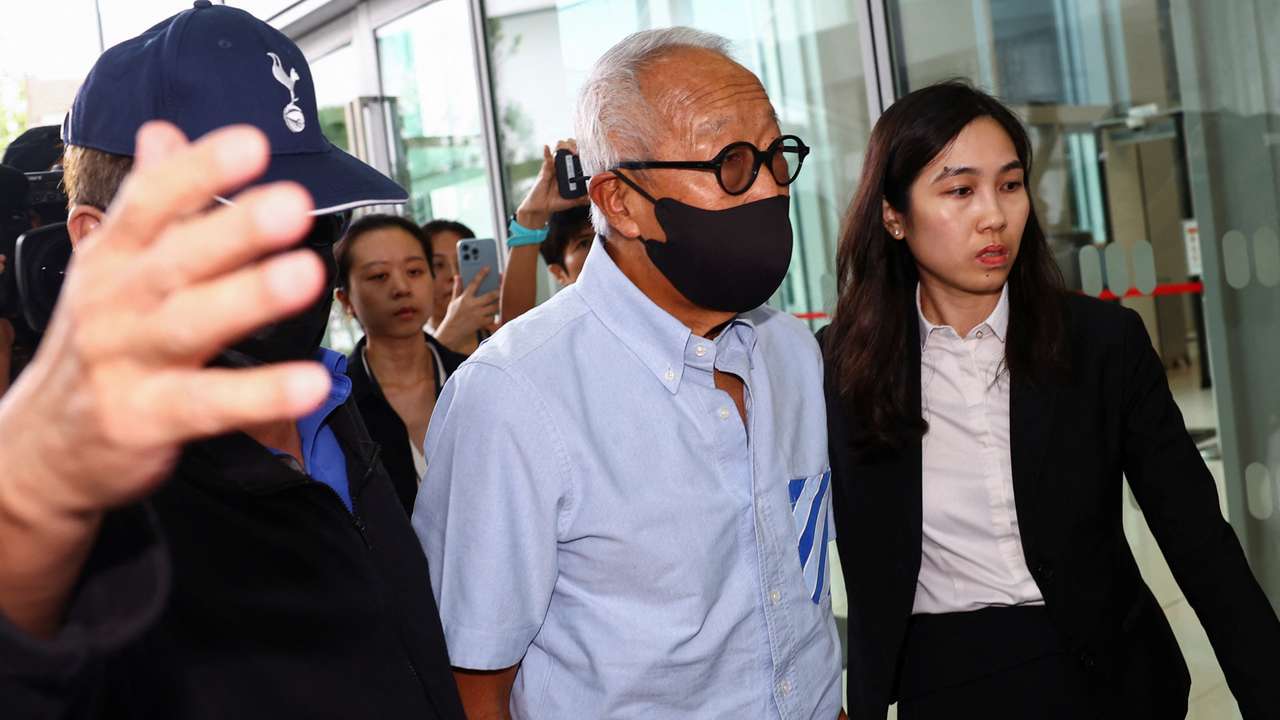 Malaysian property tycoon Ong Beng Seng arrives at the state court, in Singapore