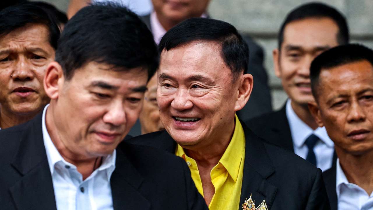 FILE PHOTO: Former Thai PM Thaksin Shinawatra's hearing at the Criminal Court in Bangkok