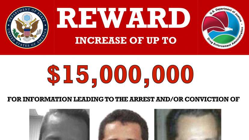 Mexican drug lord Nemesio Oseguera Cervantes, also known as El Mencho, appears in undated photographs on the U.S. Department of State website