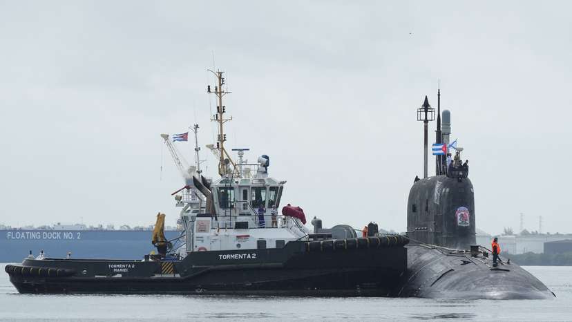 Russian warships in Havana