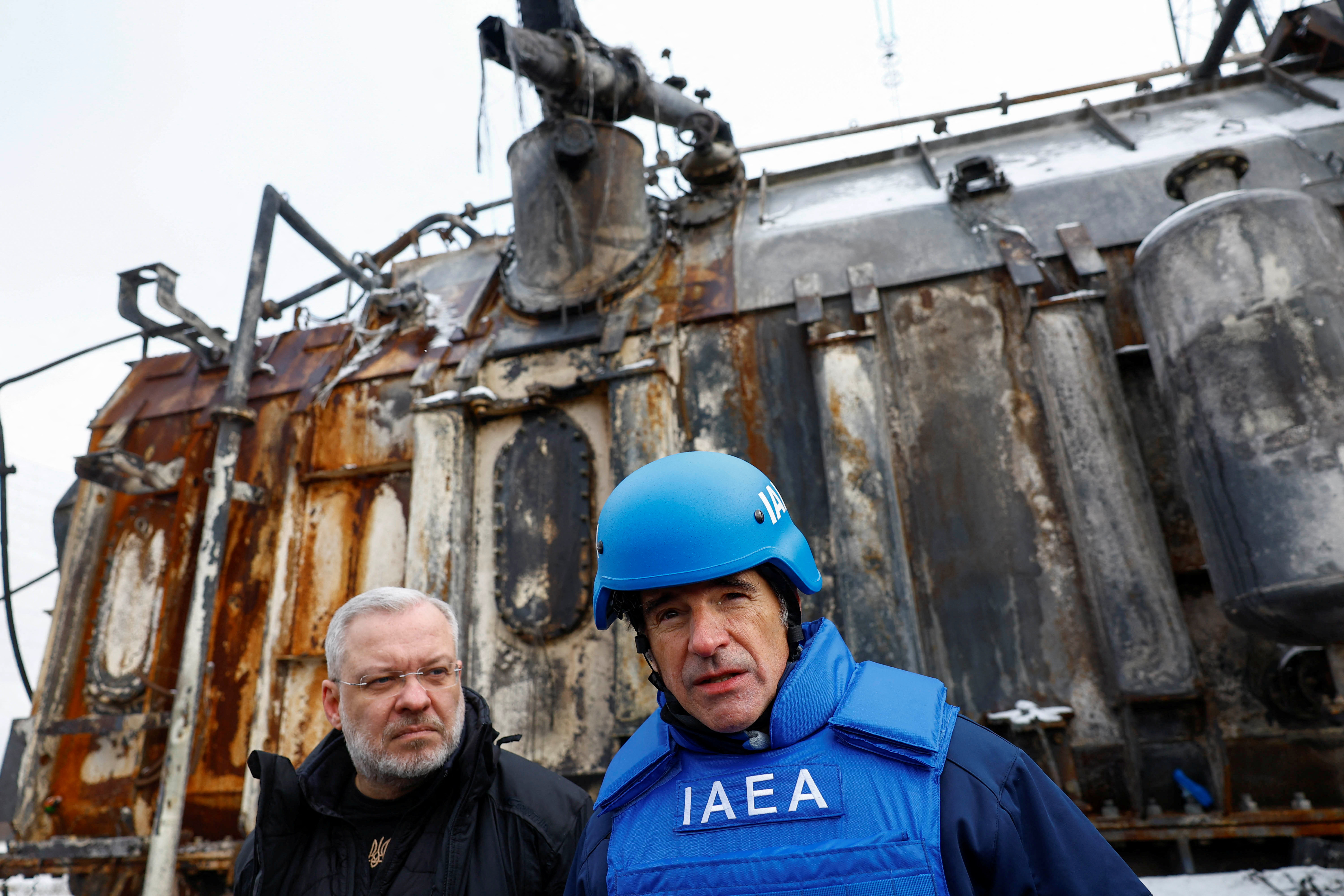 IAEA chief Grossi visits Ukraine