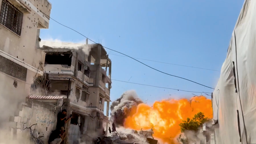 Israeli Missiles Hit Gaza City