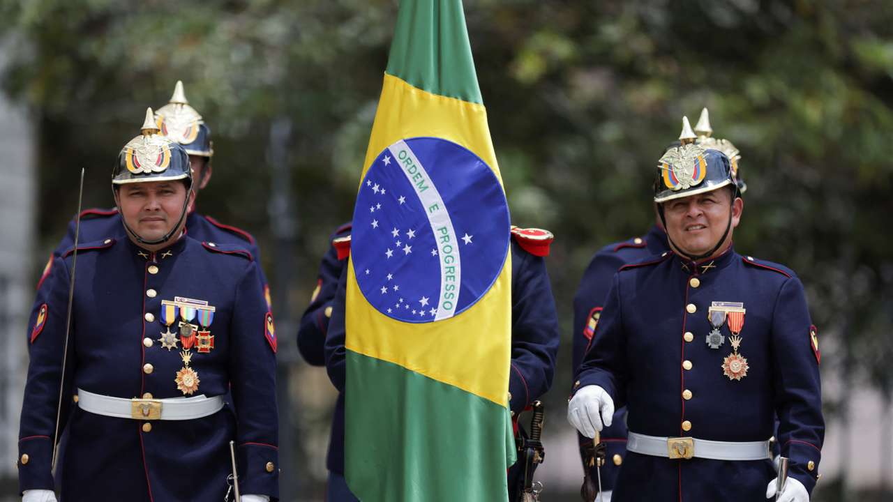 Brazil's President Luiz Inacio Lula da Silva visits Bogota