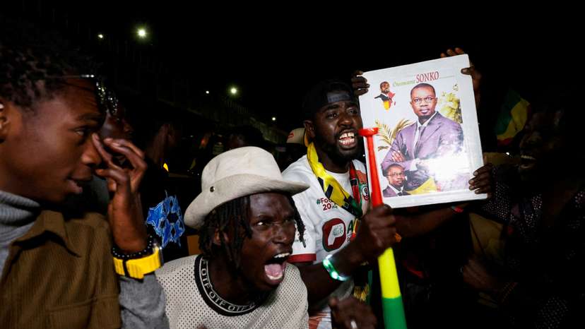 FILE PHOTO: Senegal opposition candidate Faye leads initial presidential election tallies