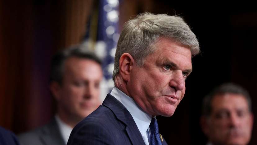 FILE PHOTO: Press conference on the impeachment of U.S. Secretary of Department of Homeland Security Mayorkas on Capitol Hill in Washington