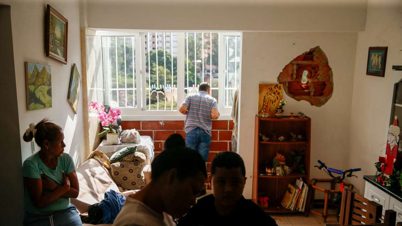 FILE PHOTO: Aftermath of U.S. strikes in Venezuela