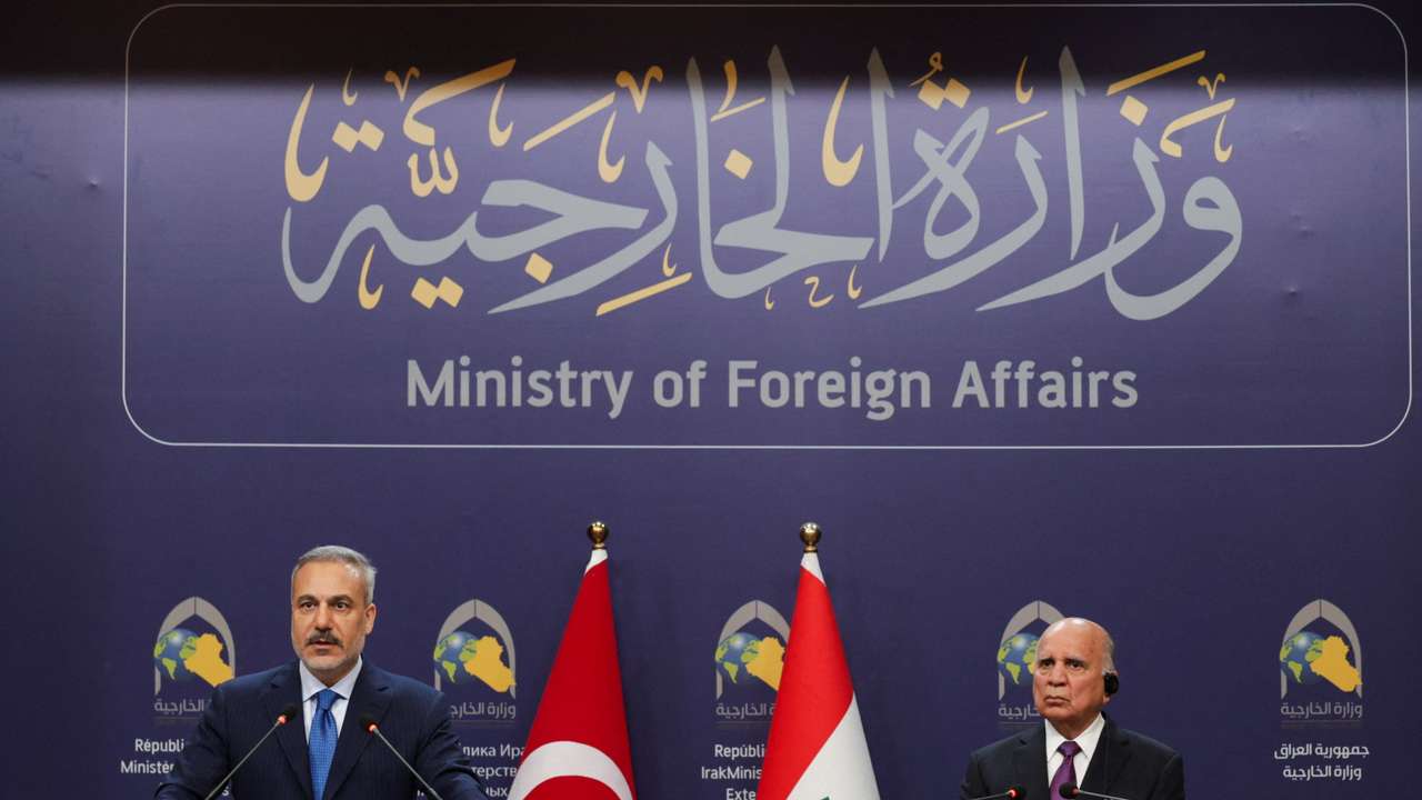 Turkish Foreign Minister Hakan Fidan visits Baghdad