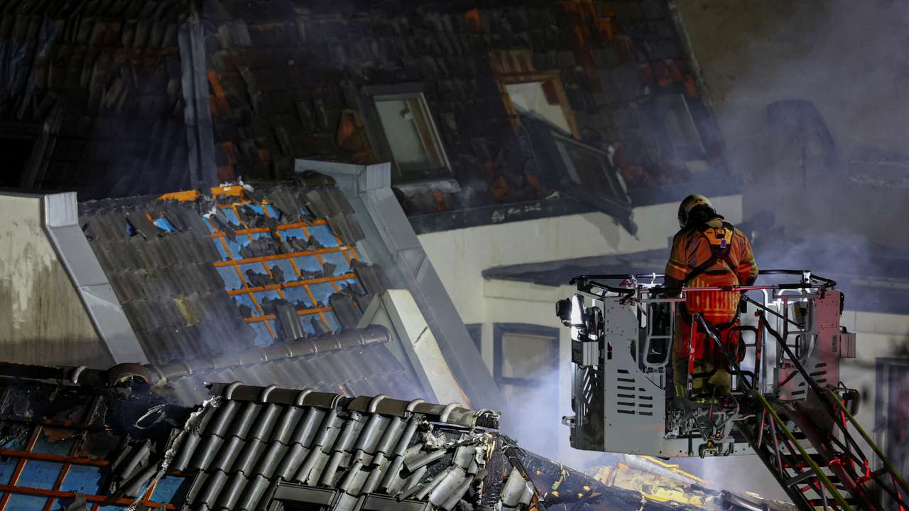 Explosion causes large fire in Dutch town of Utrecht