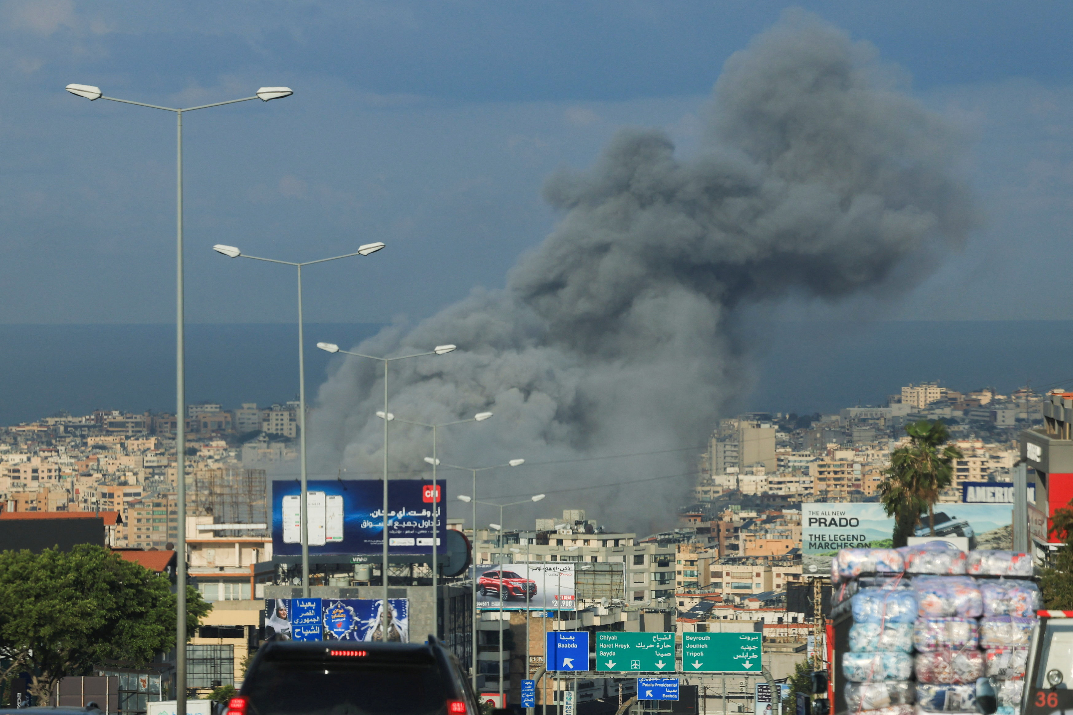 Escalation between Hezbollah and Israel, amid the U.S.-Israeli conflict with Iran, in Beirut