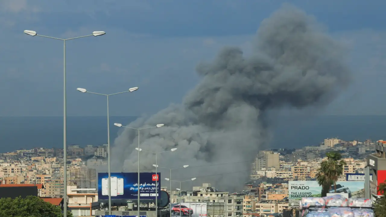 Escalation between Hezbollah and Israel, amid the U.S.-Israeli conflict with Iran, in Beirut
