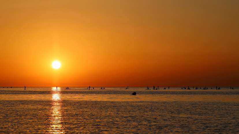 FILE PHOTO: Marine heatwave pushes up Mediterranean Sea temperature
