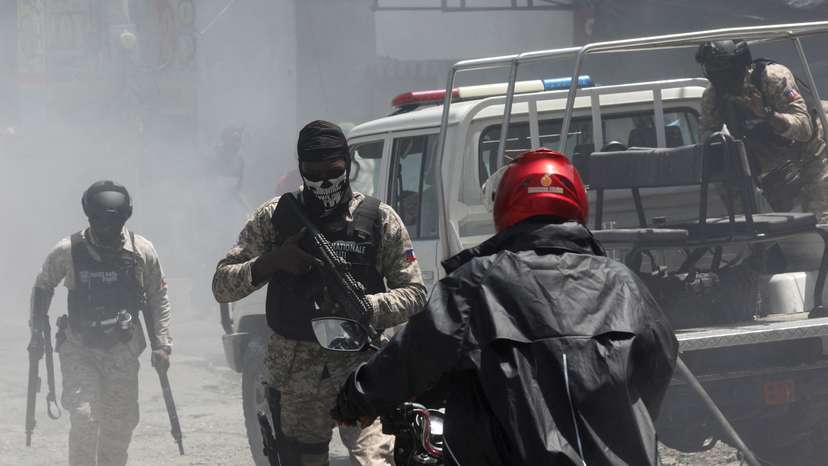 FILE PHOTO: Haitians protest against gang violence, in Port-au-Prince