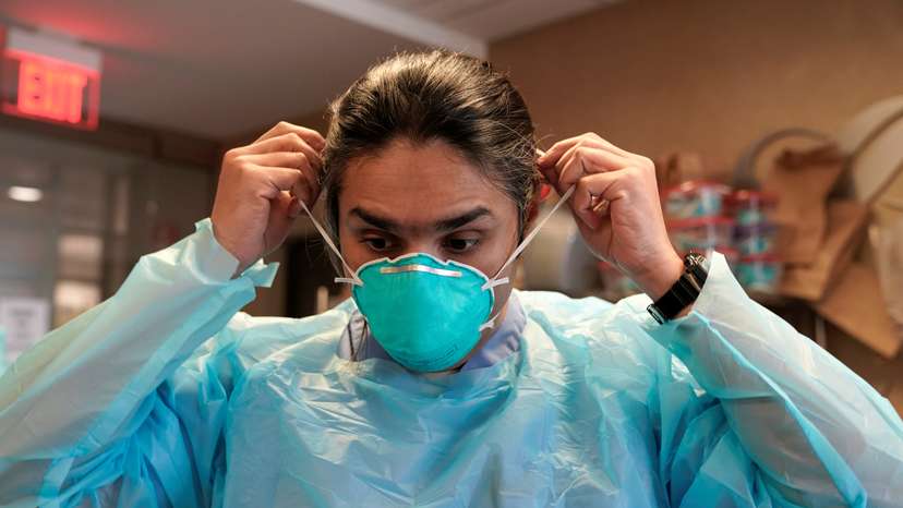 FILE PHOTO: Inside a COVID-19 ward in Oklahoma City