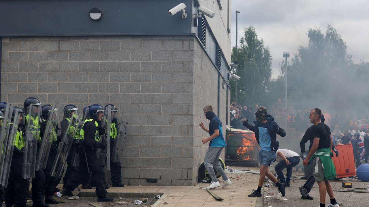 FILE PHOTO: Anti-immigration protests continue to take place around the UK