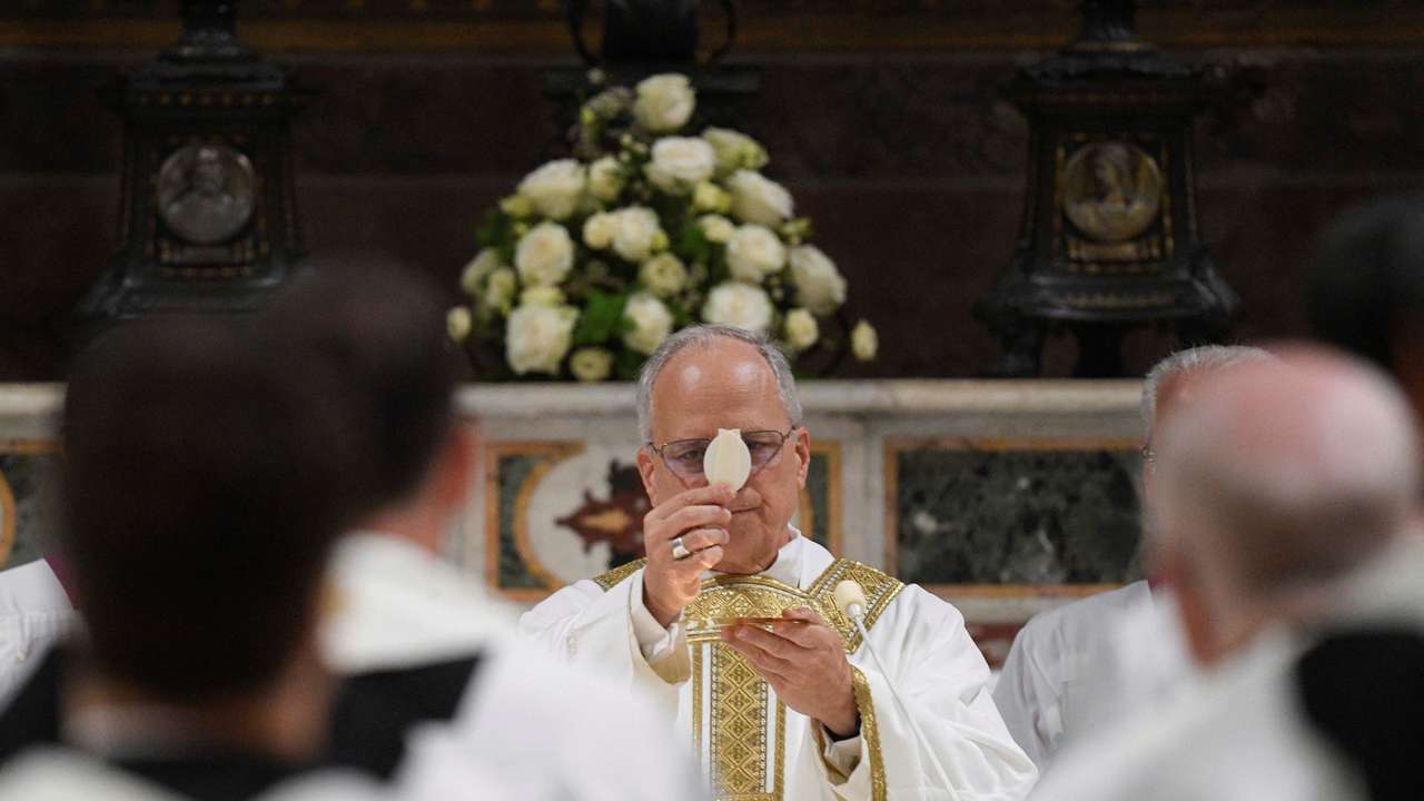 Pope Leo XIV conducts Mass in the Sistine Chapel at the Vatican