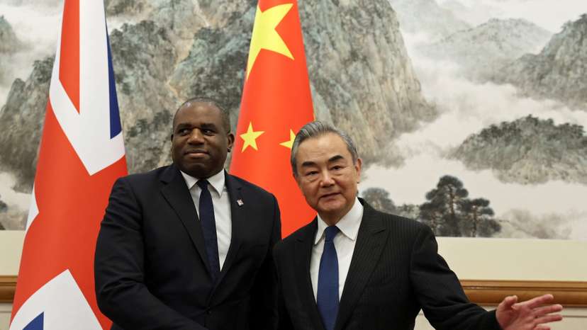 British Foreign Secretary David Lammy visits Beijing