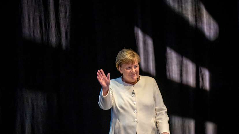 FILE PHOTO: Former German Chancellor Merkel presents her memoirs in Berlin