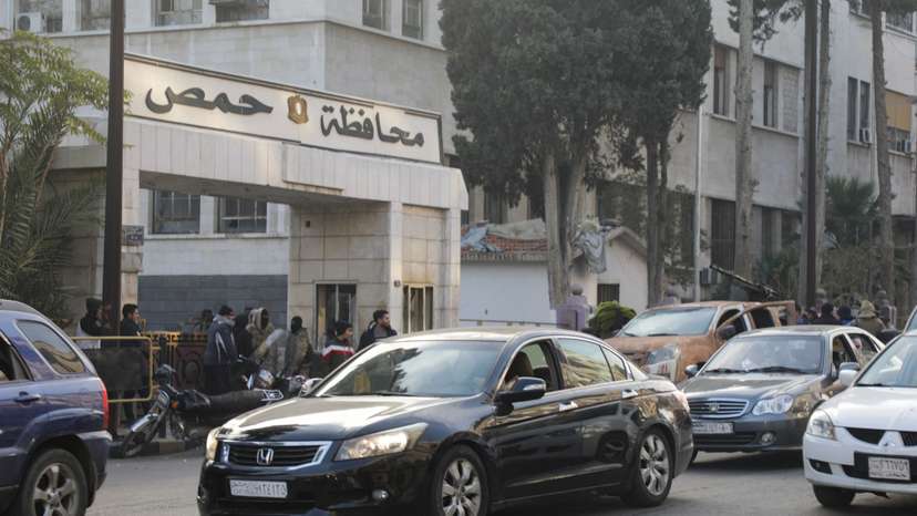 Syrian rebels gather in Homs