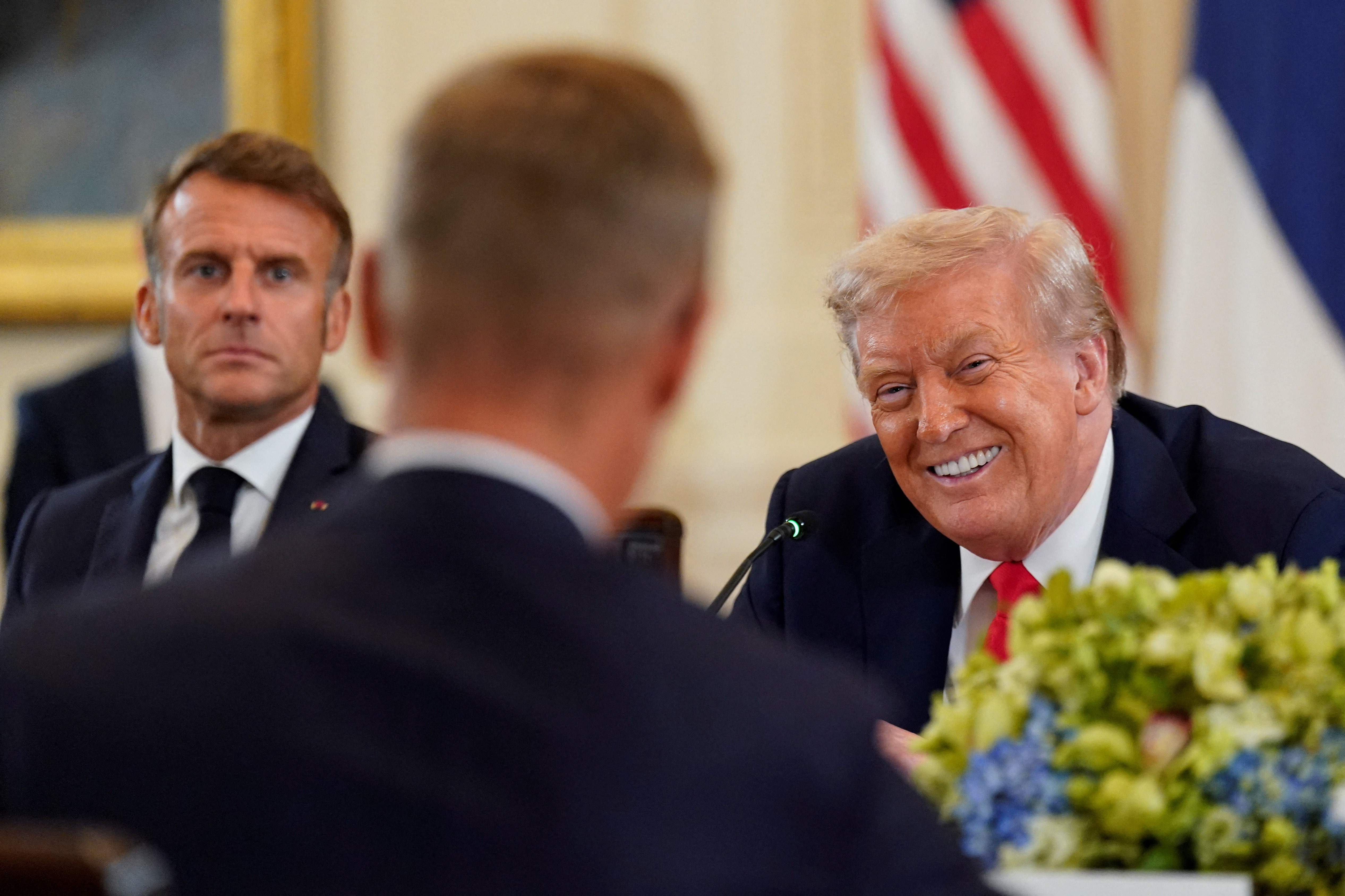 U.S. President Trump meets with Ukrainian President Zelenskiy and European leaders, in Washington, D.C.
