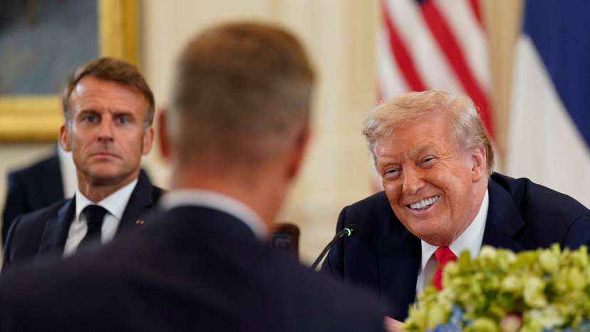 U.S. President Trump meets with Ukrainian President Zelenskiy and European leaders, in Washington, D.C.