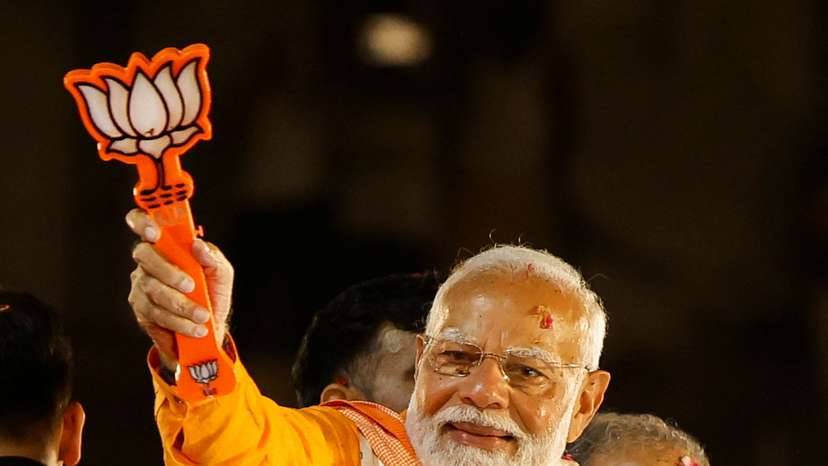 India's PM Modi holds a roadshow, in Varanasi