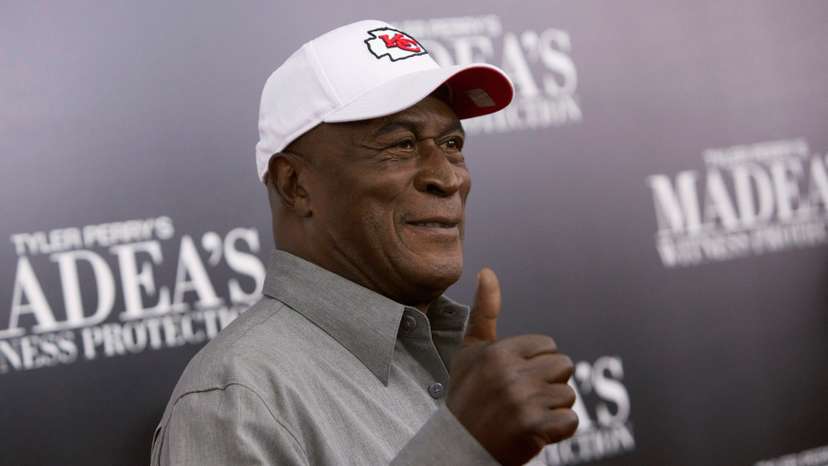 FILE PHOTO: Cast member John Amos arrives for the New York premiere of "Tyler Perry's Madea's Witness Protection" in New York